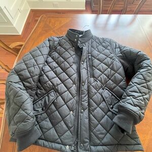 Men's Black Quilted Jacket